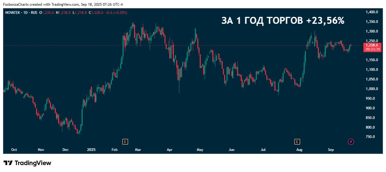 НОВАТЭК Совет директоров рекомендовал дивиденды за первое полугодие