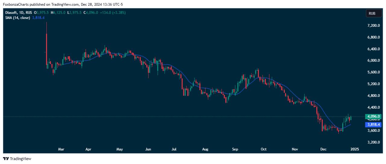 Акционеры компании Диасофт одобрили дивиденды за 9 месяцев 2024г